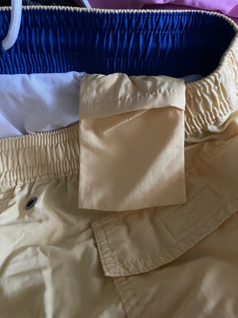 Vintage Polo Ralph Lauren Polo Sport Cargo Athletic Shorts Swim Trunks Pockets m